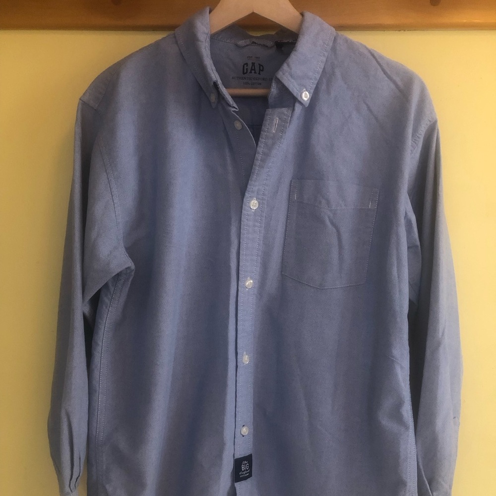 Gap Boys authentic blue Oxford shirt size XXL
